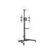 Monoprice Platinum Tilt Rolling TV Cart Stand Height Adjustable with Shelf For 37" To 70" TVs up to 110lbs, Max VESA 600x400 Monoprice Platinum Tilt Rolling TV Cart Stand Height Adjustable with Shelf For 37" To 70" TVs up to 110lbs, Max VESA 600x400