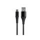 Monoprice AtlasFlex Series Durable USB 2.0 Micro B to USB-A Charge & Sync Reinforced Nylon-Braid Cable  1.5ft  Black