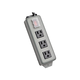 Tripp Lite Waber Power Strip Metal 5-15R 3 Outlet 5-15P 6' Cord - NEMA 5-15P - 3 NEMA 5-15R - 6ft