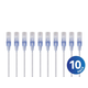 Monoprice Cat6A Ethernet Patch Cable - SlimRun, Snagless RJ45, 550MHz, UTP, Pure Bare Copper, 10G, 30AWG, 10-Pack, 25ft, White Monoprice Cat6A Ethernet Patch Cable - SlimRun, Snagless RJ45, 550MHz, UTP, Pure Bare Copper, 10G, 30AWG, 10-Pack, 25ft, White