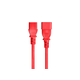 Monoprice Extension Cord - IEC 60320 C14 to IEC 60320 C13, 18AWG, 10A/1250W, 3-Prong, SJT, Red, 3ft Monoprice Extension Cord - IEC 60320 C14 to IEC 60320 C13, 18AWG, 10A/1250W, 3-Prong, SJT, Red, 3ft
