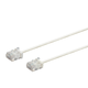 Monoprice Cat6 Ethernet Patch Cable - Micro SlimRun, Stranded, 550MHz, UTP, Pure Bare Copper, 32AWG, 1ft, White Monoprice Cat6 Ethernet Patch Cable - Micro SlimRun, Stranded, 550MHz, UTP, Pure Bare Copper, 32AWG, 1ft, White