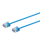 Monoprice Cat6 Ethernet Patch Cable - Micro SlimRun, Stranded, 550MHz, UTP, Pure Bare Copper, 32AWG, 5ft, Blue