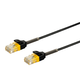 Monoprice Cat6 10ft Black Reinforced Patch Cable, UTP, 30AWG, 550MHz, Pure Bare Copper, Snagless RJ45, SlimRun Series Ethernet Cable