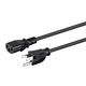 Monoprice Power Cord - NEMA 5-15P to IEC 60320 C13, 18AWG, 10A/1250W, 125V, 3-Prong, 8ft, Black Monoprice Power Cord - NEMA 5-15P to IEC 60320 C13, 18AWG, 10A/1250W, 125V, 3-Prong, 8ft, Black