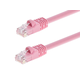 Monoprice Cat6 Ethernet Patch Cable - Snagless RJ45, Stranded, 550MHz, UTP, Pure Bare Copper Wire, 24AWG, 5ft, Pink Monoprice Cat6 Ethernet Patch Cable - Snagless RJ45, Stranded, 550MHz, UTP, Pure Bare Copper Wire, 24AWG, 5ft, Pink