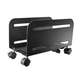 Workstream by Monoprice Computer Tower Desktop ATX-Case, CPU Steel Adjustable Width Rolling Stand Cart with Locking Caster Wheels, Black, For Office, Home, Gaming Workstream by Monoprice Computer Tower Desktop ATX-Case, CPU Steel Adjustable Width Rolling Stand Cart with Locking Caster Wheels, Black, For Office, Home, Gaming