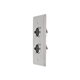 Stage Right by Monoprice 2-port 3-pin XLR Female Zinc Alloy Wall Plate Stage Right by Monoprice 2-port 3-pin XLR Female Zinc Alloy Wall Plate
