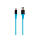 Monoprice AtlasFlex Series Durable USB 2.0 USB-C to USB-A Charge & Sync Kevlar-Reinforced Nylon-Braid Cable  6ft  Blue