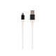 Monoprice AtlasFlex Series Durable USB 2.0 Micro B to USB-A Charge & Sync Reinforced Nylon-Braid Cable  6ft  White