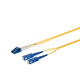 Monoprice Single-Mode Fiber Optic Cable - LC-SC UL 2mm 9/125 OFNR Duplex Yellow 10m Monoprice Single-Mode Fiber Optic Cable - LC-SC UL 2mm 9/125 OFNR Duplex Yellow 10m