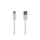 Monoprice Palette Series USB 2.0 USB-C to USB-A Charge and Sync Nylon-Braid Cable  1.5ft  White