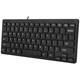 Adesso AKB-111UB SlimTouch Mini Keyboard - Cable Connectivity - USB Interface - 78 Key - English (US) - QWERTY Keys Layout - Membrane - Black IN Adesso AKB-111UB SlimTouch Mini Keyboard - Cable Connectivity - USB Interface - 78 Key - English (US) - QWERTY Keys Layout - Membrane - Black IN