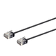 Monoprice Cat6 Ethernet Patch Cable - Micro SlimRun, Stranded, 550MHz, UTP, Pure Bare Copper, 32AWG, 50ft, Black Monoprice Cat6 Ethernet Patch Cable - Micro SlimRun, Stranded, 550MHz, UTP, Pure Bare Copper, 32AWG, 50ft, Black