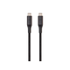 Monoprice AtlasFlex Series Durable USB 3.2 Gen 2 USB-C Data & Power Reinforced Nylon-Braid Cable, 10Gbps, 5A/100W PD, 1m, Black