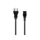 Monoprice Heavy Duty Power Cord - NEMA 6-15P to IEC 60320 C13, 14AWG, 15A/3750W, SJT, 250V, Black, 10ft