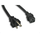 Monoprice Heavy Duty Power Cord - NEMA 6-20P to IEC 60320 C19, 12AWG, 20A/5000W, SJT, 250V, Black, 8ft