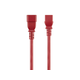 Monoprice Extension Cord - IEC 60320 C14 to IEC 60320 C13, 14AWG, 15A/1875W, 3-Prong, Red, 3ft