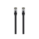 Monoprice Cat8 Ethernet Patch Cable - 26AWG, S/FTP, 2GHz, 40G, Pure Bare Copper, 7ft, Black