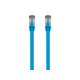 Monoprice Cat8 Ethernet Patch Cable - 26AWG, S/FTP, 2GHz, 40G, Pure Bare Copper, 7ft, Blue