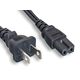 Monoprice Power Cord - Polarized NEMA 1-15P to Polarized IEC 60320 C7, 18AWG, 10A/1250W, 125V, Black, 6ft Monoprice Power Cord - Polarized NEMA 1-15P to Polarized IEC 60320 C7, 18AWG, 10A/1250W, 125V, Black, 6ft