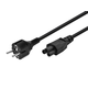 Monoprice Power Cord - CEE 7/7 (German and French) to IEC 60320 C5, 2.5A/250V, 2-Prong, Black, 6ft
