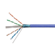 Monoprice Cat6A CMR Bulk Ethernet Cable - UL, TAA, Shielded (F/UTP), Solid, 23AWG, 550MHz, 10G, Pure Bare Copper, Spool in Box, 500ft, Purple