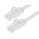 Monoprice Cat6 Ethernet Patch Cable - Flat, FLEXboot, Snagless RJ45, 550MHz, UTP, Pure Bare Copper, 30AWG, 7ft, White
