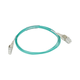 Monoprice Multi-Mode OM3 Fiber Optic Cable - Reverse Polarity LC-LC Uniboot UL 50/125 OFNR Aqua 2m Monoprice Multi-Mode OM3 Fiber Optic Cable - Reverse Polarity LC-LC Uniboot UL 50/125 OFNR Aqua 2m
