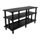 Monolith by Monoprice Heavy Duty Double-Wide XL 3-Tier AV Stand, 60" Wide, Black Monolith by Monoprice Heavy Duty Double-Wide XL 3-Tier AV Stand, 60" Wide, Black