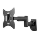 Monoprice Premium Full Motion TV Wall Mount Bracket Low Profile For 23" To 42" TVs up to 66lbs, Max VESA 200x200, Fits Curved Screens