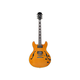 Indio by Monoprice Boardwalk Transparent Amber Semi Hollow Body Electric Guitar with Gig Bag Indio by Monoprice Boardwalk Transparent Amber Semi Hollow Body Electric Guitar with Gig Bag