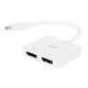 Monoprice USB-C to Dual 4K DisplayPort Adapter (Dual 4K@60Hz)