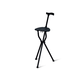 Folding Cane Seat - Deluxe Adjustable Height Cane with Seat Lightweight Combo Walking Cane Aluminum Travel Aid for Men and Women Gift