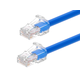 Monoprice Cat6A Component Level Ethernet Patch Cable - Pure Bare Copper, UTP, 24AWG, 500MHz, Snagless RJ45, 1ft, Blue
