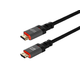 Monoprice 8K Certified Ultra High Speed HDMI Cable - Braided - 8K@60Hz, 4k@120Hz, 48Gbps, HDR, VRR, CL3 In-Wall Rated, 25ft, Black
