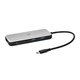 Monoprice 8-in-1 Dual HDMI 4K@60Hz Dock with 10Gbps USB Ports, PD Max 100W, SD and MicroSD slots, RJ45, 1Gbps Ethernet, DP1.4 Alt Mode