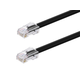 Monoprice Cat6A 14ft Black Patch Cable, 26AWG, 10G, Bare Copper conductor, Gold Plated copper connector, RJ45, non-booted Ethernet Cable
