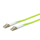 Monoprice Multi-Mode OM5 Fiber Optic Cable - LC-LC UL 2mm 25-/125 OFNR Duplex Green 20m