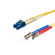 Monoprice Single-Mode Fiber Optic Cable - LC-ST UL 2mm 9/125 OFNR Duplex Yellow 6m