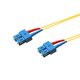 Monoprice Single-Mode Fiber Optic Cable - SC-SC UL 3mm 9/125 OFNR Duplex Yellow 12m