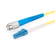 Monoprice Single-Mode Fiber Optic Cable - LC-FC UL 9/125 OFNR Simplex Yellow 2m