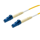 Monoprice Single-Mode Fiber Optic Cable - LC-LC UL 2mm 9/125 OFNR Simplex Yellow 2m