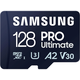 Samsung PRO Ultimate 128 GB Class 10/UHS-I (U3) V30 microSDXC - 1 Pack - 200 MB/s Read - 130 MB/s Write Samsung PRO Ultimate 128 GB Class 10/UHS-I (U3) V30 microSDXC - 1 Pack - 200 MB/s Read - 130 MB/s Write