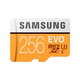 Samsung EVO 256 GB Class 10 microSDXC - 100 MB/s Read - 90 MB/s Write Samsung EVO 256 GB Class 10 microSDXC - 100 MB/s Read - 90 MB/s Write