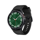Samsung Galaxy Watch6 Classic (Bluetooth + 4G, 47mm) - 47 mm - Bluetooth - Silver - Leather Band Material - LTE Samsung Galaxy Watch6 Classic (Bluetooth + 4G, 47mm) - 47 mm - Bluetooth - Silver - Leather Band Material - LTE