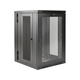 Eaton Tripp Lite Series SmartRack 18U UPS-Depth Wall-Mount Half-Height Rack Enclosure, Clear Acrylic Window, Hinged Back - Black Eaton Tripp Lite Series SmartRack 18U UPS-Depth Wall-Mount Half-Height Rack Enclosure, Clear Acrylic Window, Hinged Back - Black