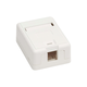 Eaton Tripp Lite Series Surface-Mount Box for Keystone Jack - 1 Port, White, TAA - 1 x Total Number of Socket(s) - White Eaton Tripp Lite Series Surface-Mount Box for Keystone Jack - 1 Port, White, TAA - 1 x Total Number of Socket(s) - White