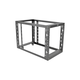Eaton Tripp Lite Series SmartRack 12U Standard-Depth 4-Post Open Frame Rack - 19" 12U Wide x 36" Deep for Patch Panel, A/V Equipment, Server - Black Powder Coat