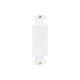 Eaton Tripp Lite Series Center Plate Insert, Decora Style - Vertical, Blank, TAA - White Eaton Tripp Lite Series Center Plate Insert, Decora Style - Vertical, Blank, TAA - White